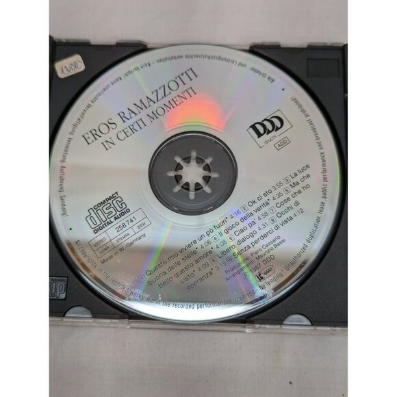 Eros Ramazzotti in certi momenti CD 258741 DDD Dischi 1987 W. Germany - Picture 4 of 6